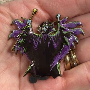 LE Maleficent Neon Blacklight Villains DEC Mystery D23 Expo Disney Pin 2024 TWDC